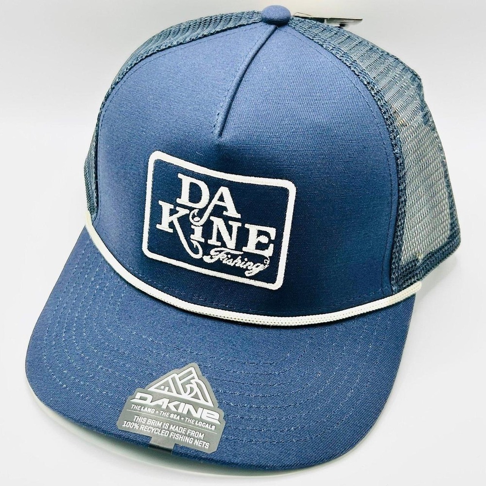 Dakine All Sports Patch Rope A-Frame Trucker Hat Cap Snapback Adjustable Blue